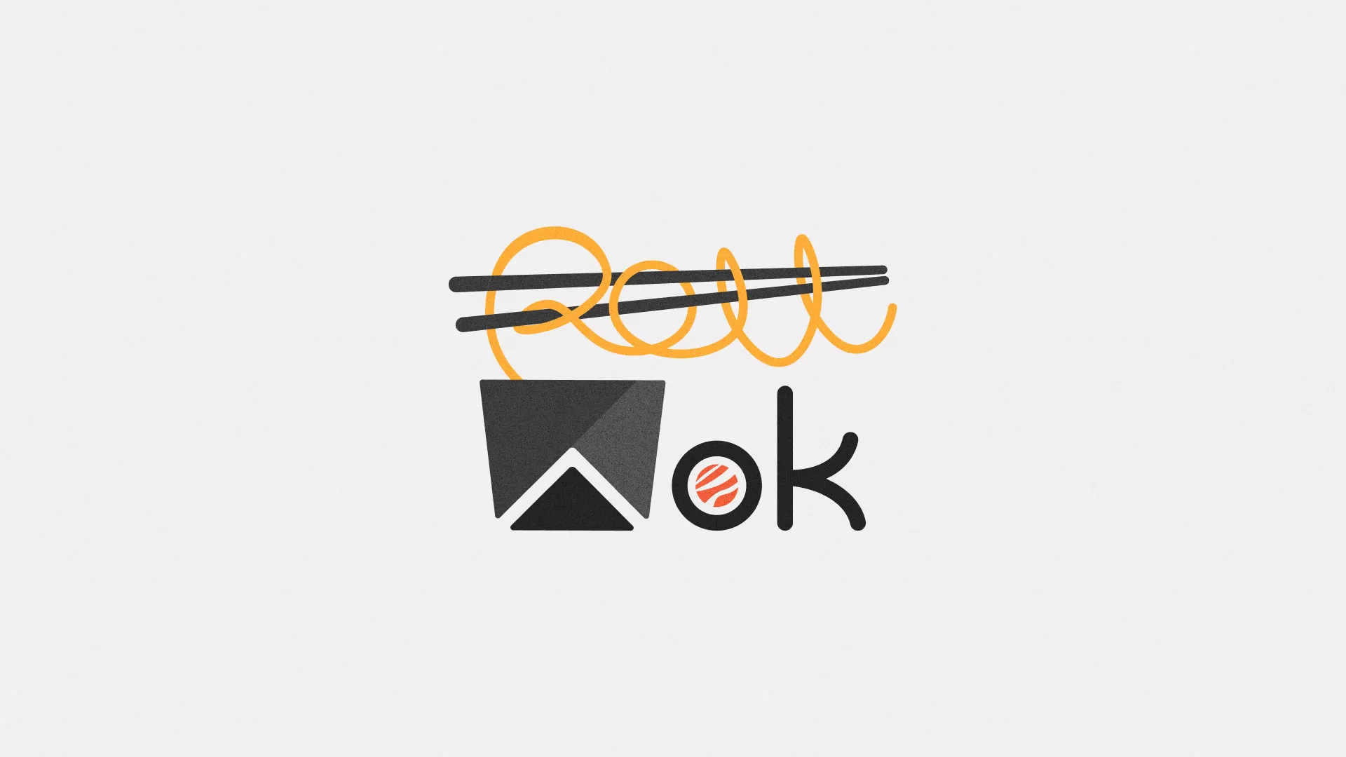 Разработка логотипа в Никольске для суши-бара «Roll Wok Club» Разработка логотипа в Никольске для суши-бара «Roll Wok Club»